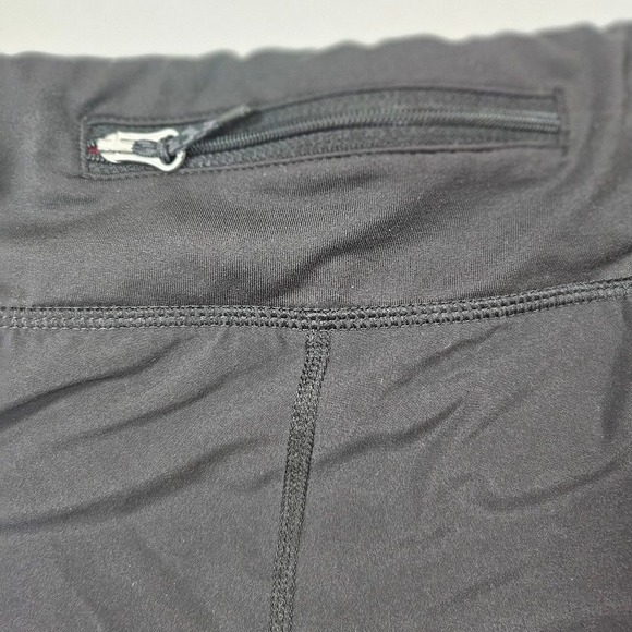 Moving Comfort Womens Black Mesh Panel Running Shorts Rear Zip Pocket Medium - Picture 5 of 11